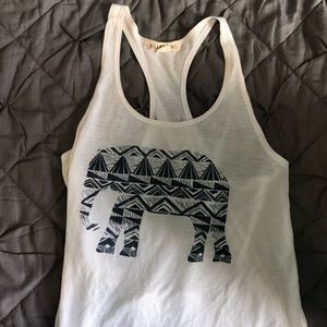 Billabong Racerback Elephant Tank Top